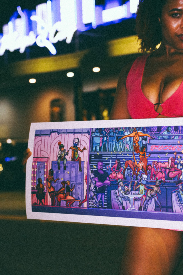 "Foxy Ladies" Print