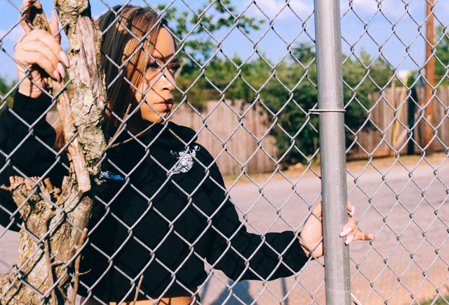 Duality Crop Top Pullover Hoodie