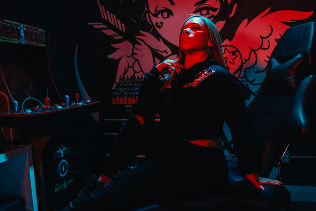 Duality Crop Top Pullover Hoodie